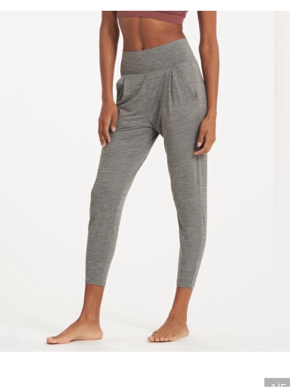 Vuori Women’s Gray Lux at Ease Pants Small